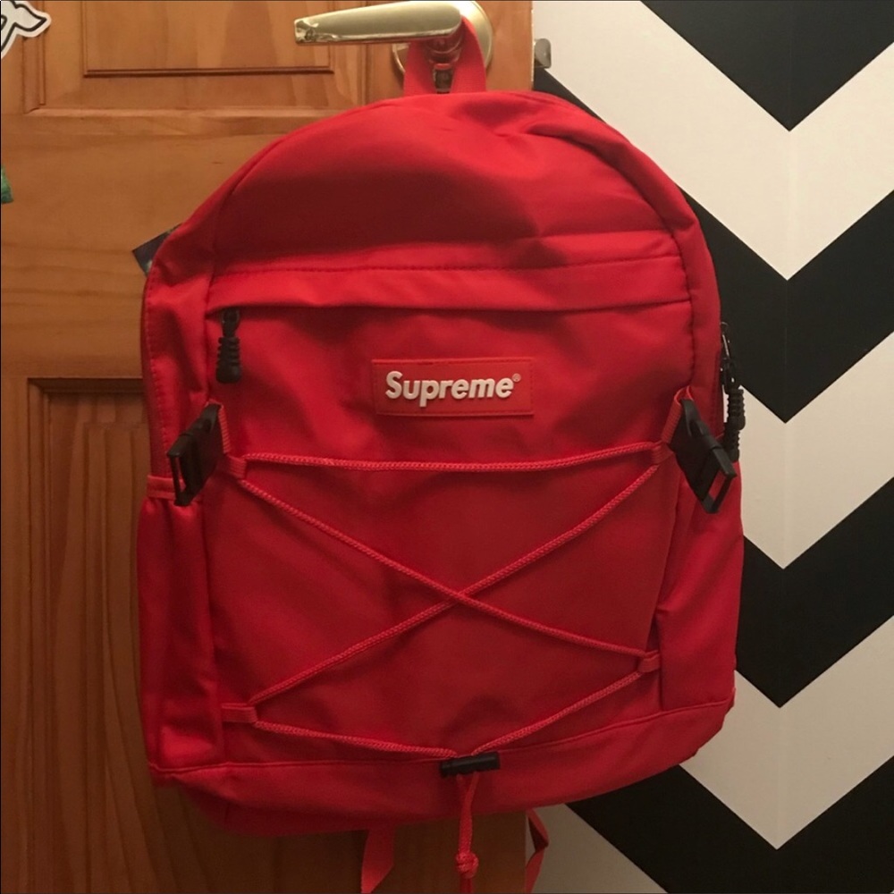 Supreme inspired backpack